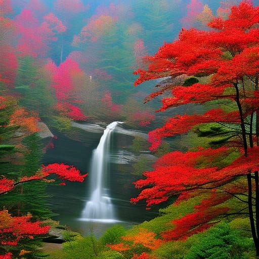 Mysterious West Virginia; Autumn Beautiful Colorful Dazzling 