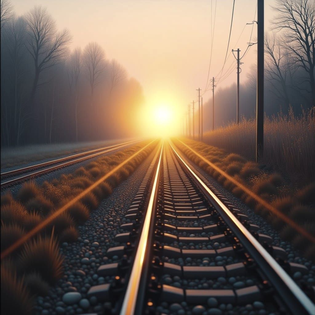 "Oncoming Train"

<lora:Vintage vibe:1.0> <lora:Funky Seventies:1.0> A train approaching, emitting a brilliant, sun-like burst of light from its headlights, d...