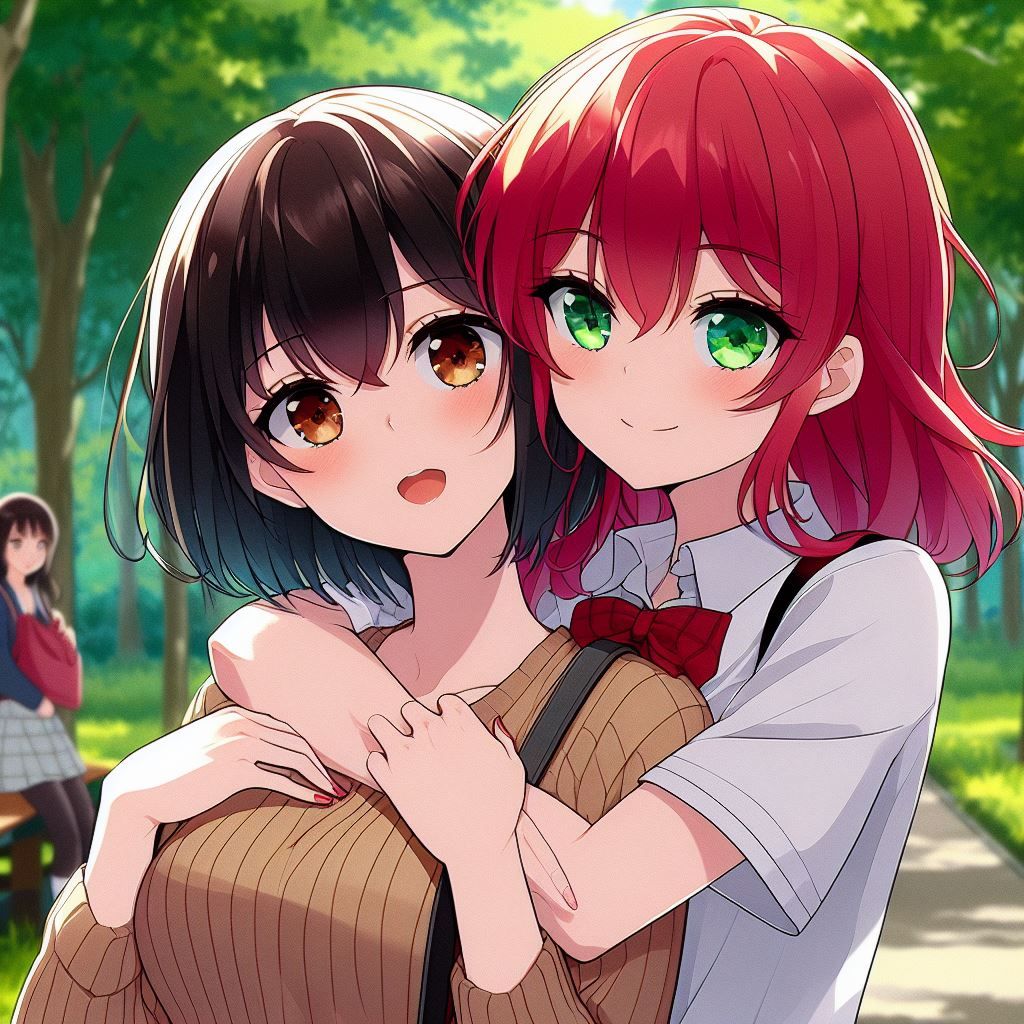 Moon and Sabaku, two friends