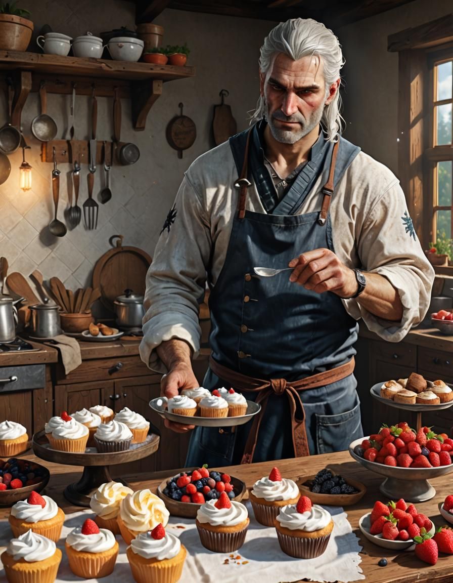 Geralt of Rivia: Domestic Bliss in Hyperrealism