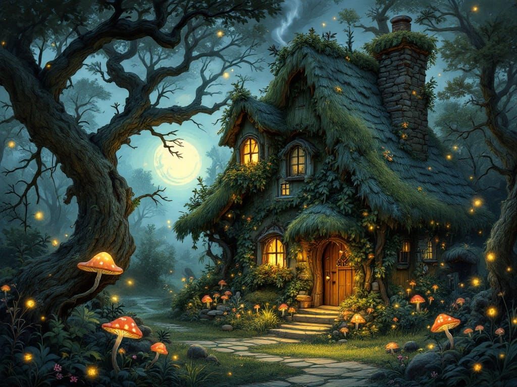 Welcoming Fairy Cottage   by @EmzMc