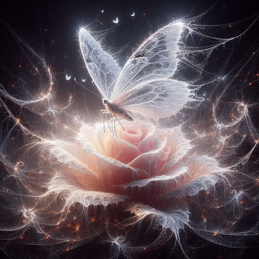 spider web butterfly