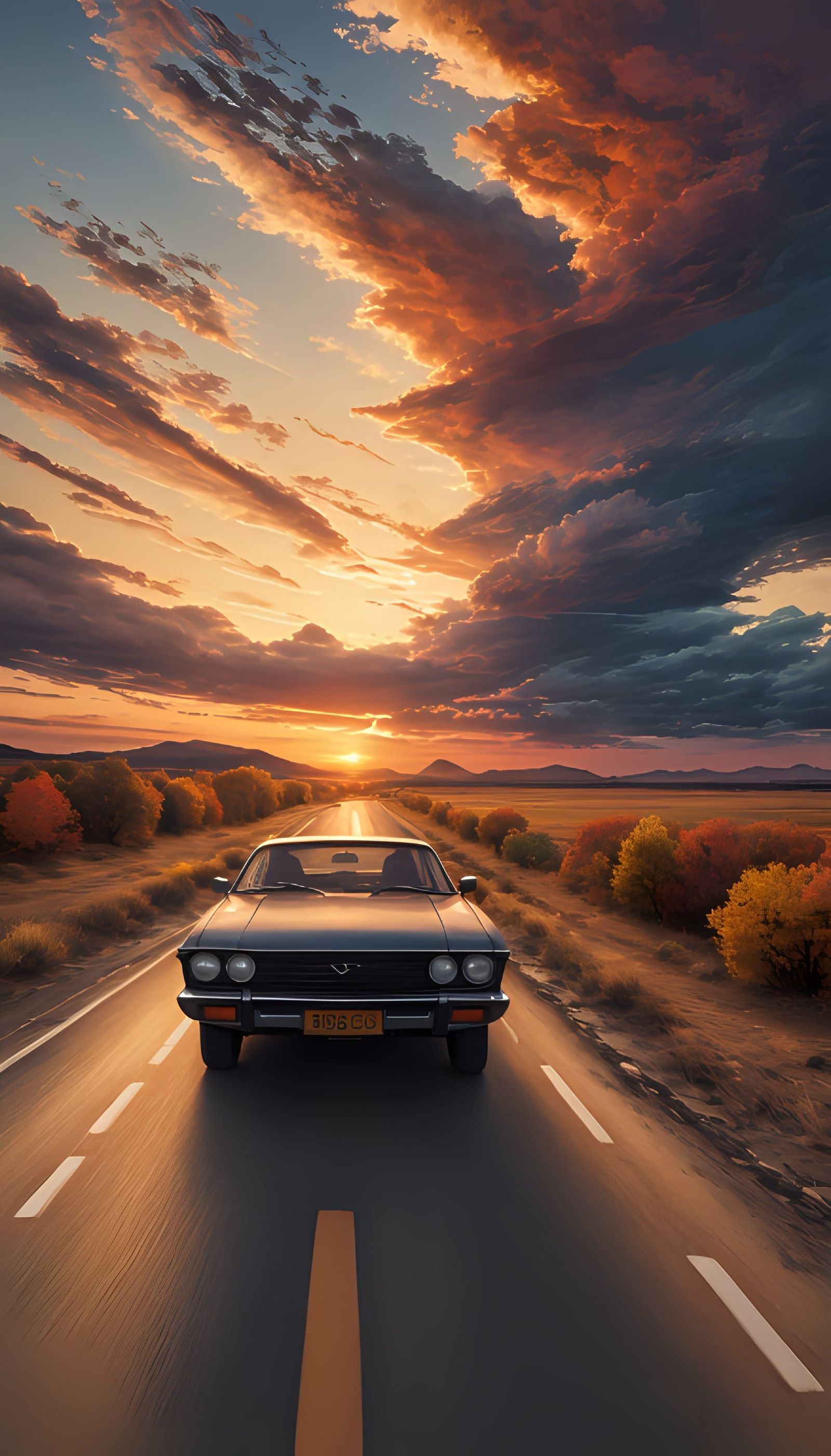 Sunset sky
