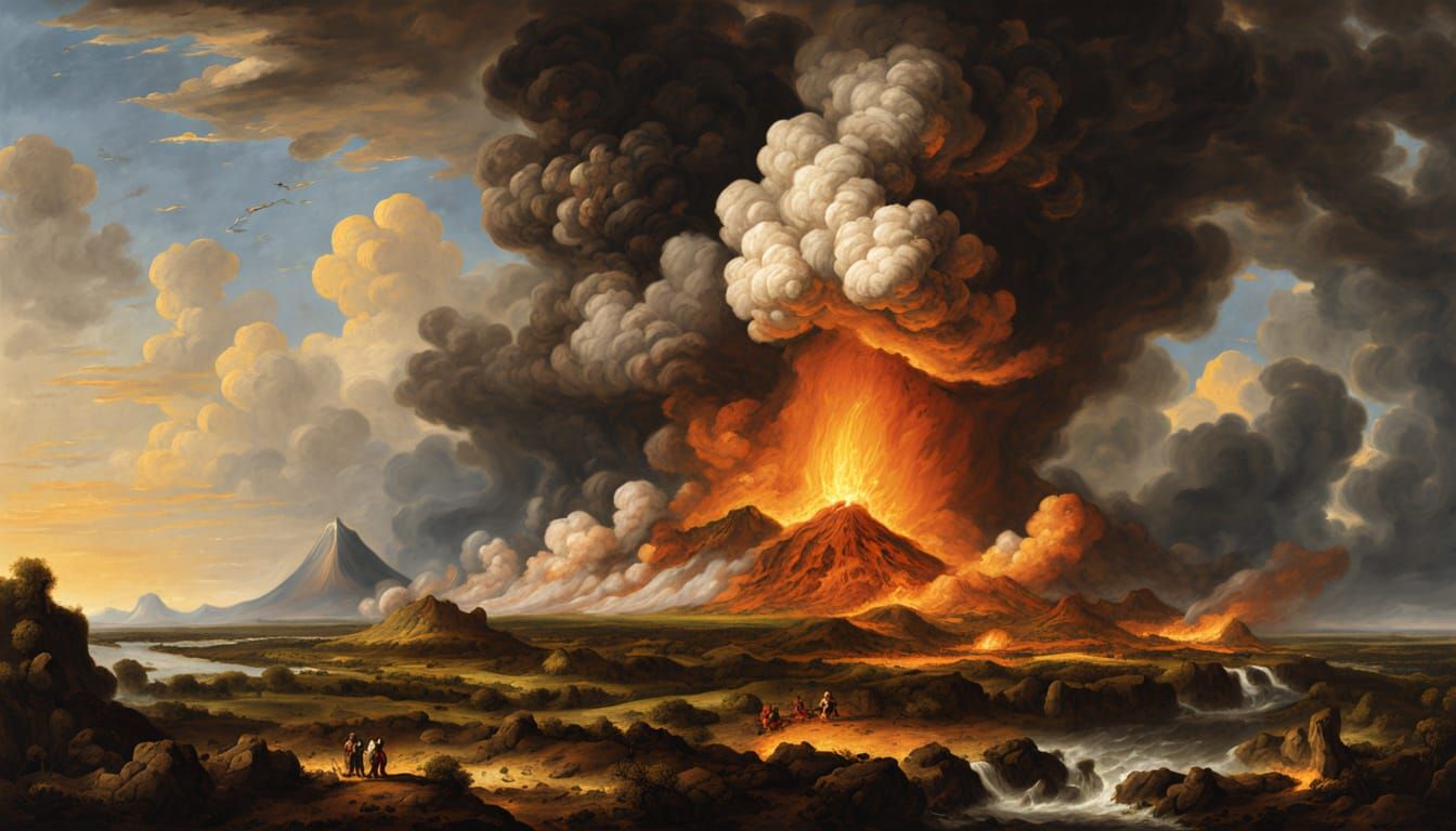 Land of Volcanoes  by @Green Tube