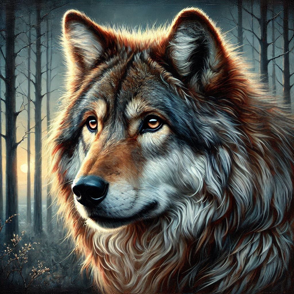 Portrait of a wolf  by @Gaby