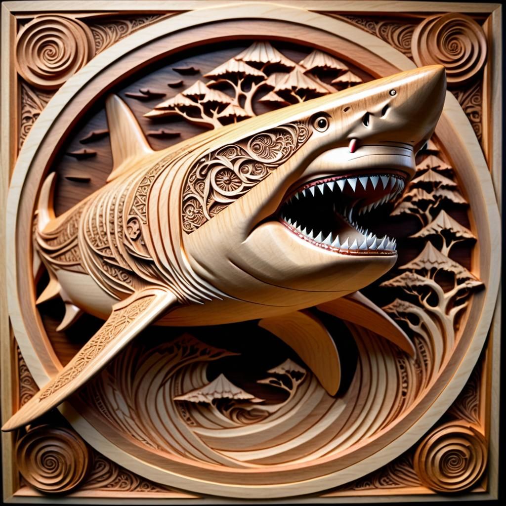 Sharks are beautiful - AI Generated Artwork - NightCafe Creator