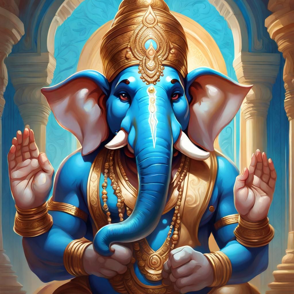 Ganesh - AI Generated Artwork - NightCafe Creator