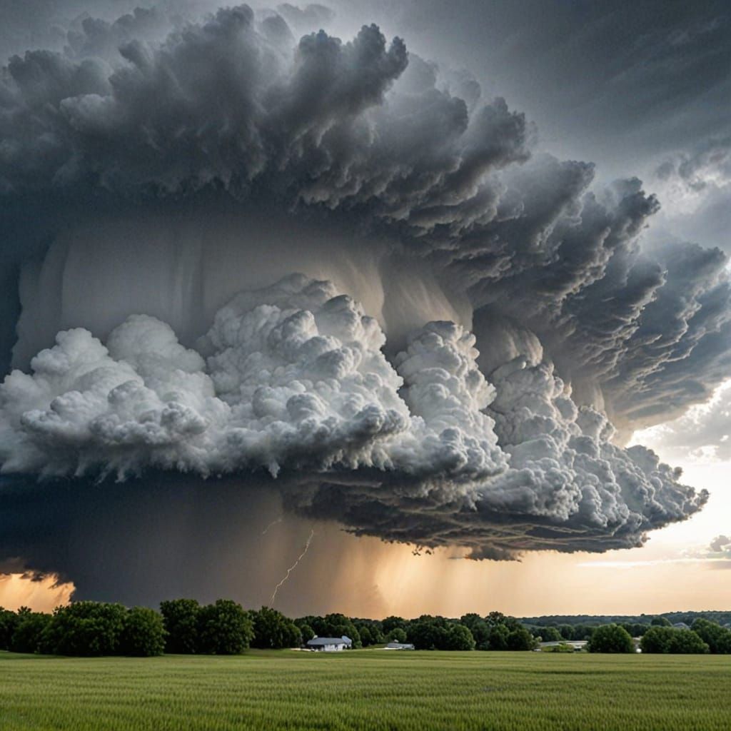 Storm clouds swirl over the rolling plains  by @JB