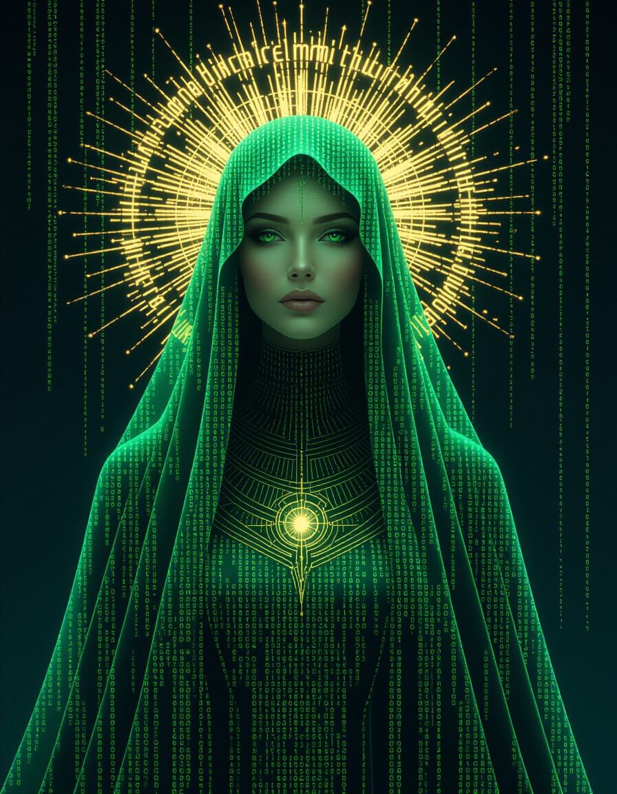 Coding madonna  by @HecateWayne