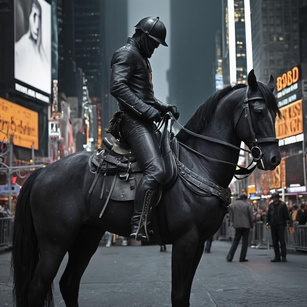 Horse in the streets!!