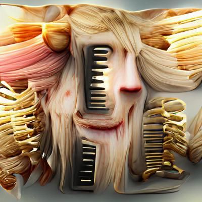 hair comb with human teeth unreal engine character builder