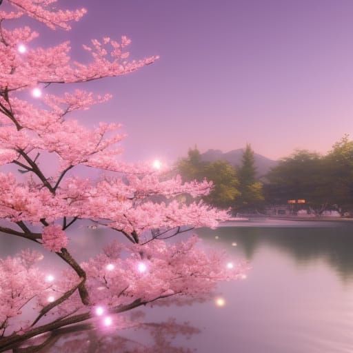 Cherry blossom - AI Generated Artwork - NightCafe Creator