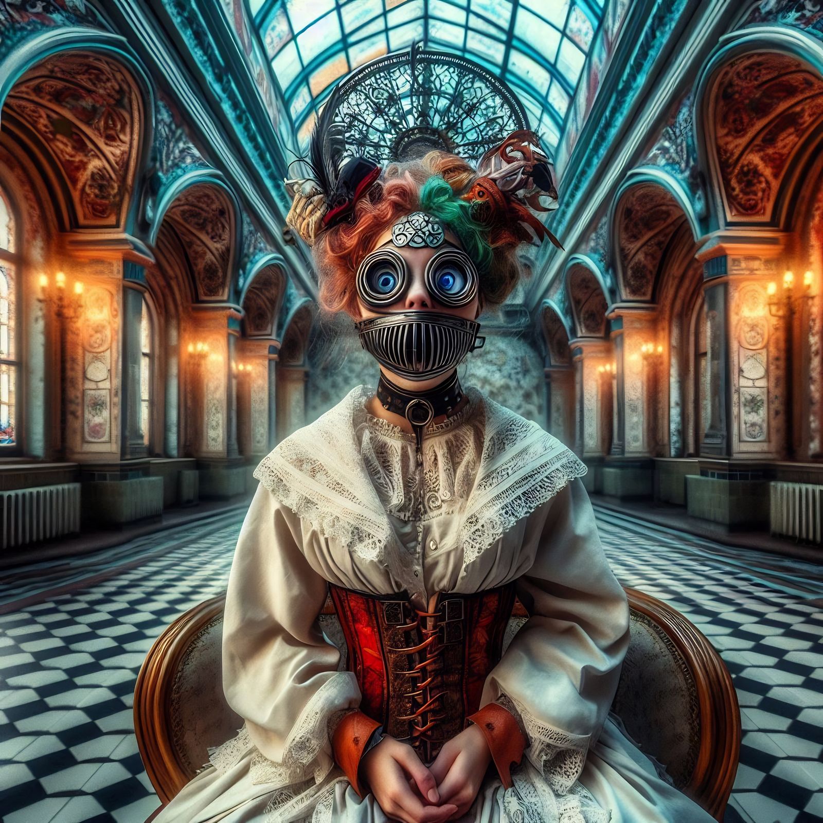 "Welcome to the heart of our asylum" - Lavinia Evernight