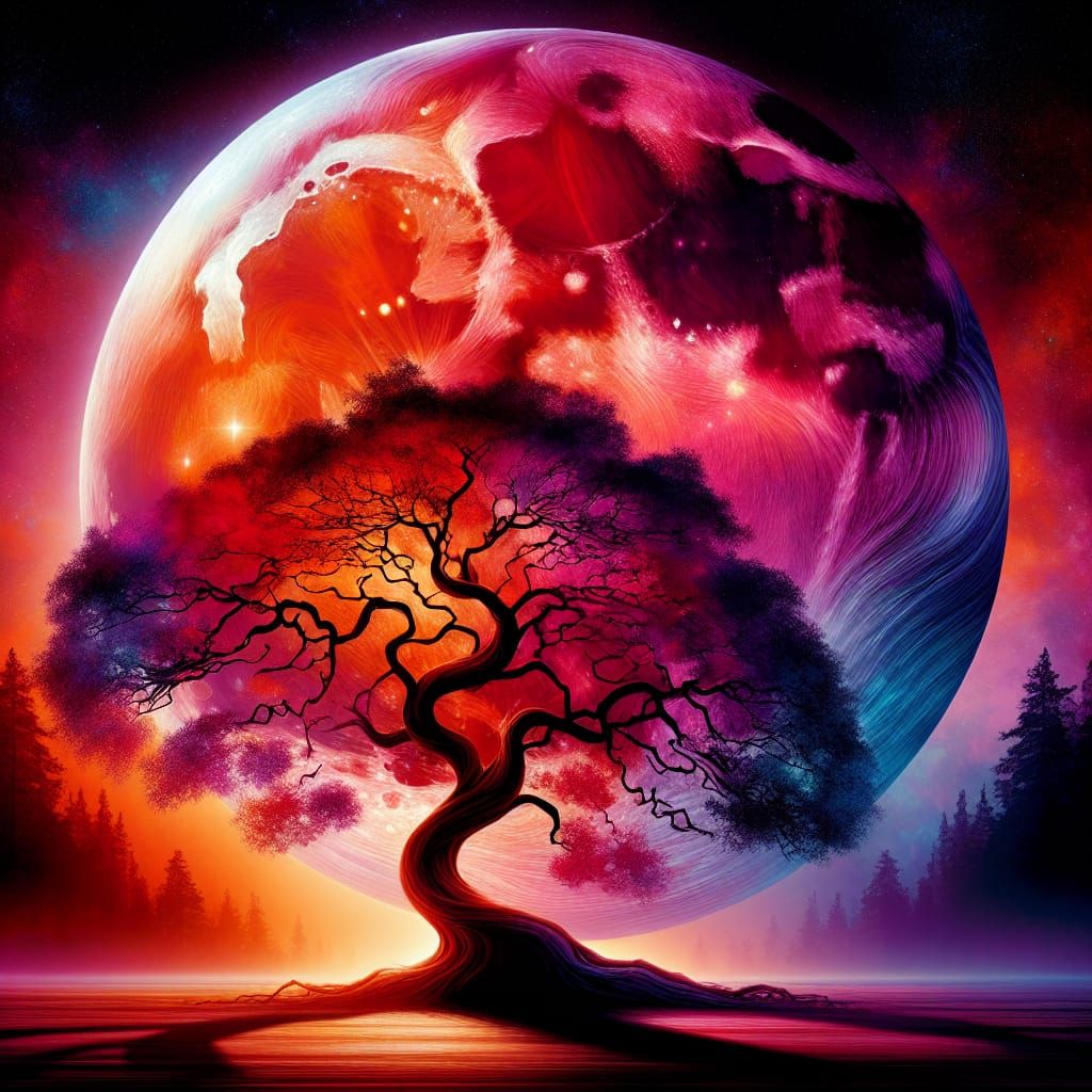 MY RED MOON INSPIRED BY Xamosila @Xamosila 5