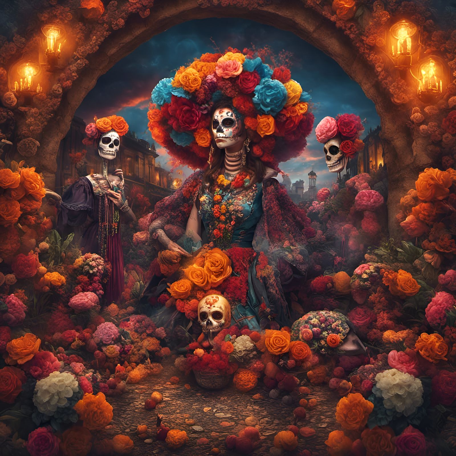Día de los Muertos Celebration   by @gothos_the_vain