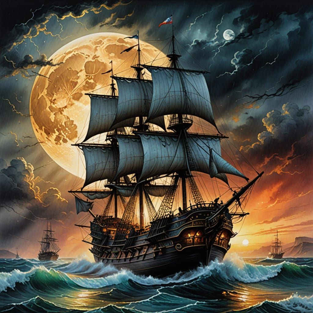 Trader’s Moon  by @atpollard