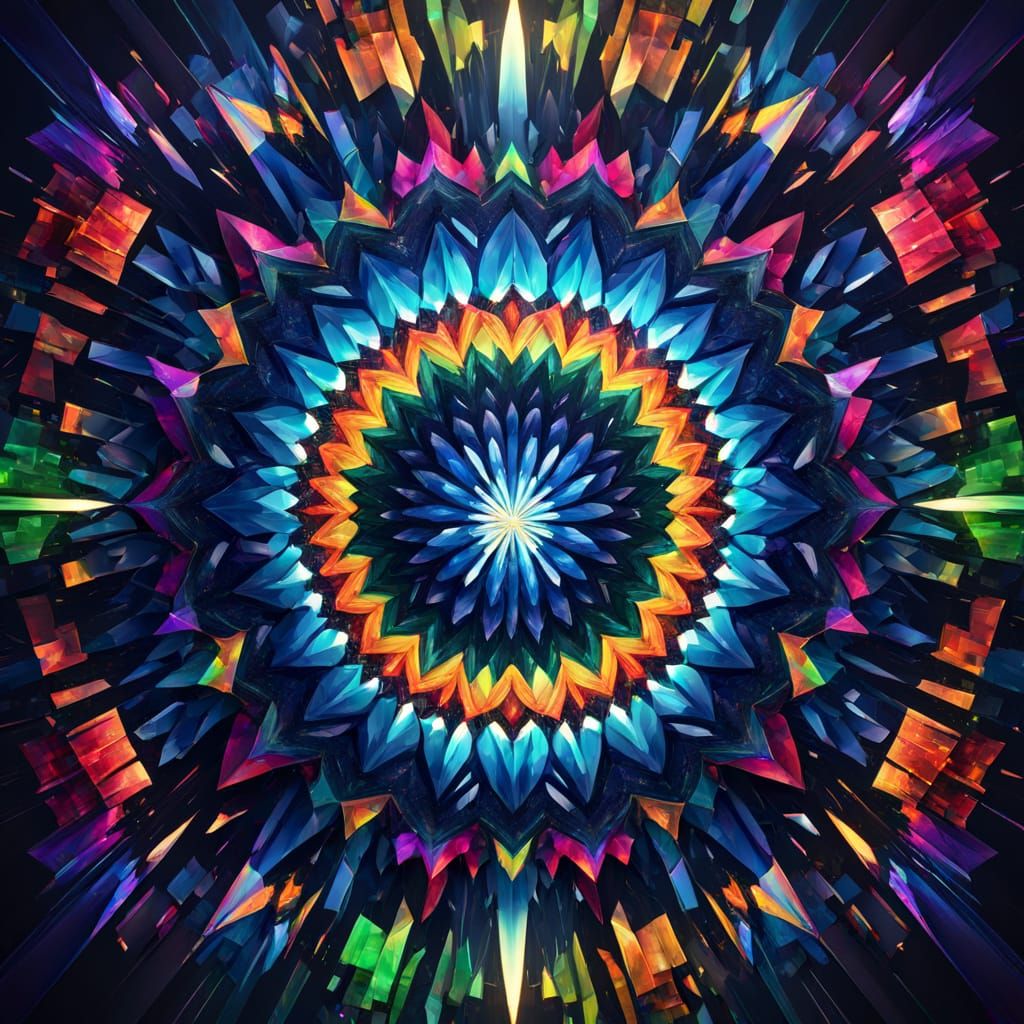 Rainbow fragments  by @Accidentalrage