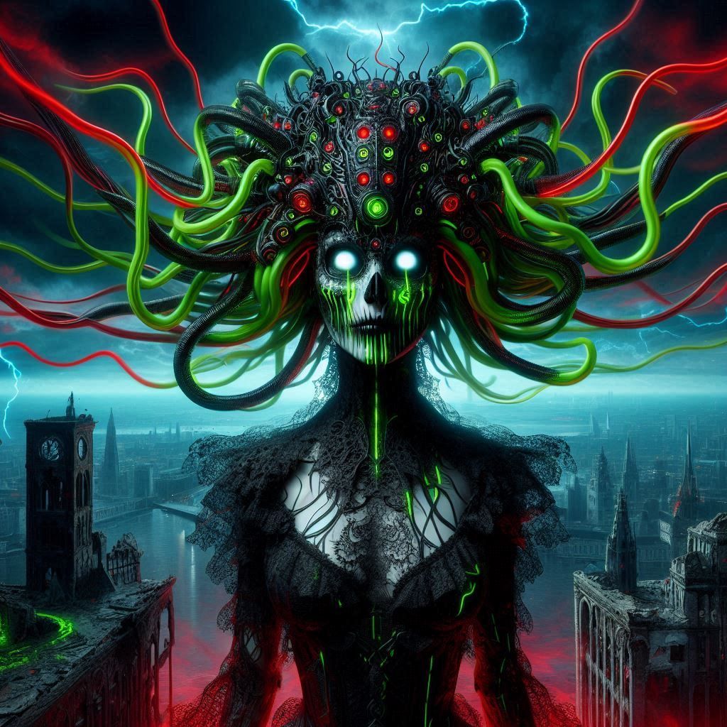 Biomech Tentacle Helmet