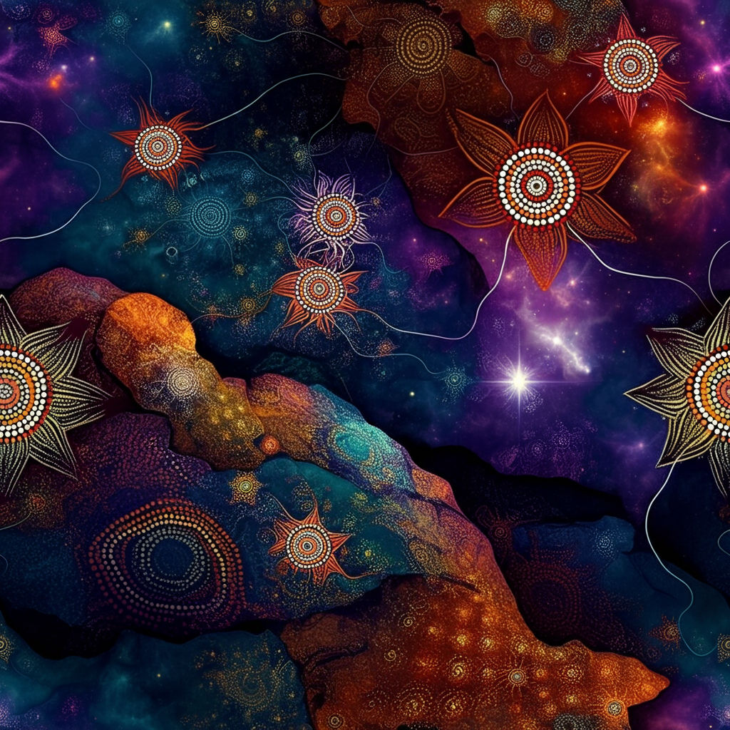 Cosmic Rock Painting