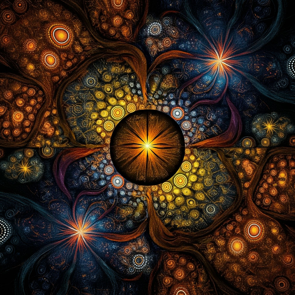 Cosmic Rock Painting