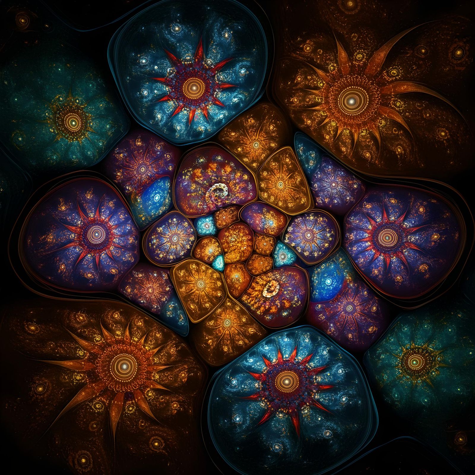 Cosmic Rock Painting