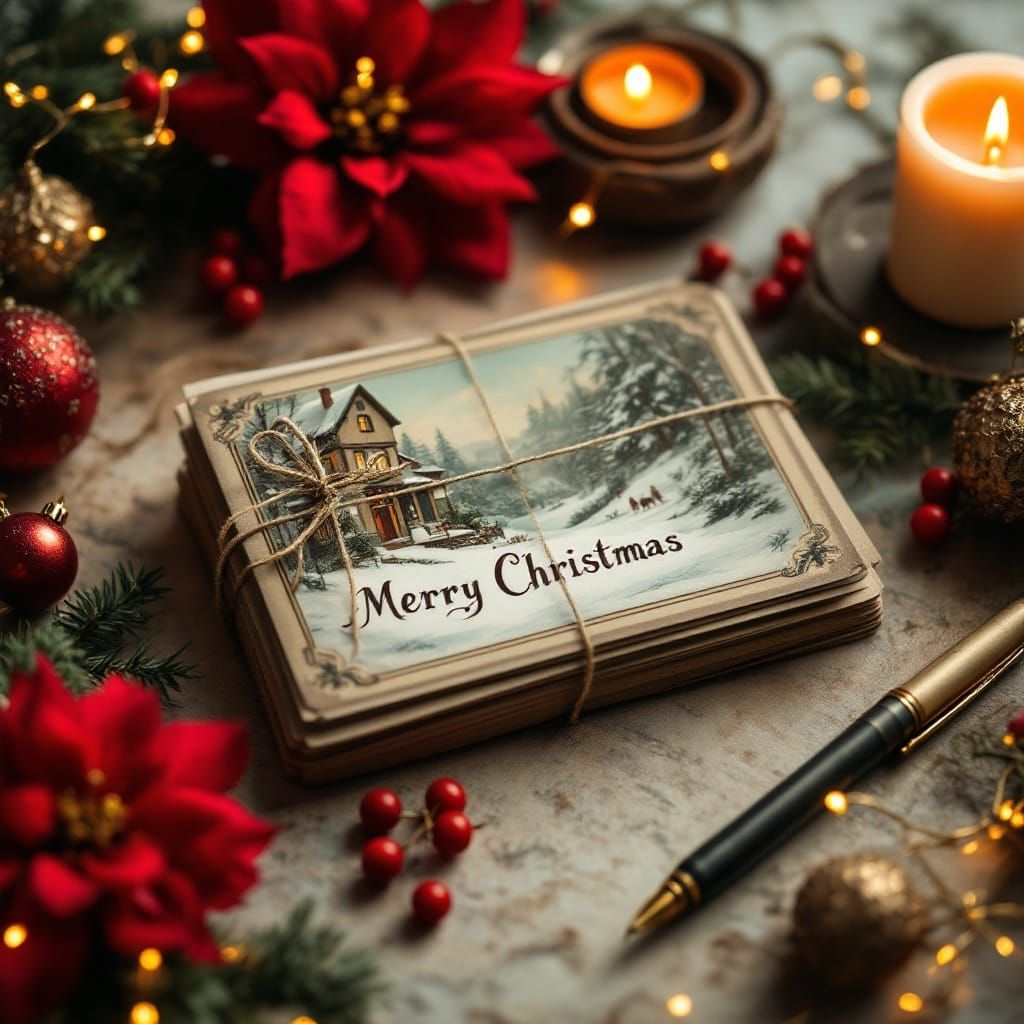 Vintage Holiday Postcards  by @Jen