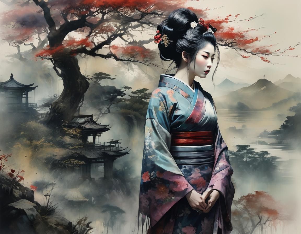 Geisha  by @Noquelle