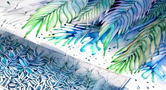 (Botanical fine lined coloring pages ink drawings with cross...
