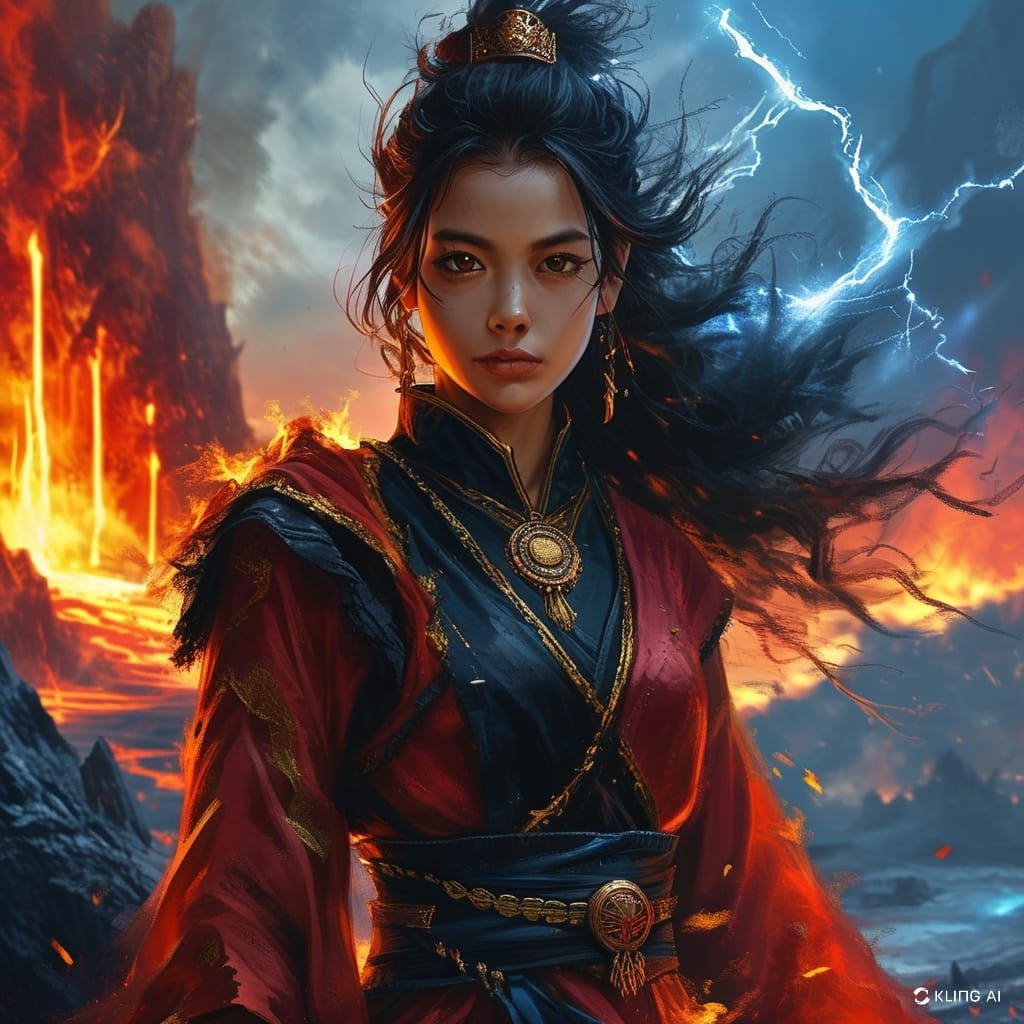 Azula, fierce and cunning