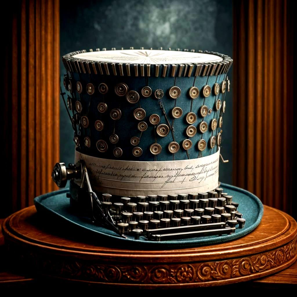 Typewriter Top Hat~  by @TC