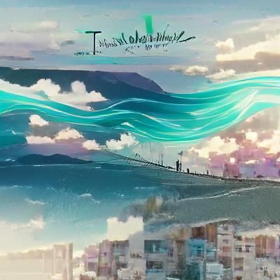 The turquoise sea