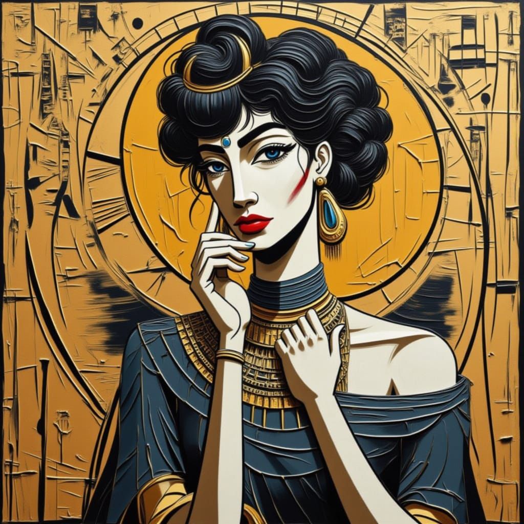 <lora:EGYPTIAN GOLD:1.0> <lora:Moonchild:1.0>