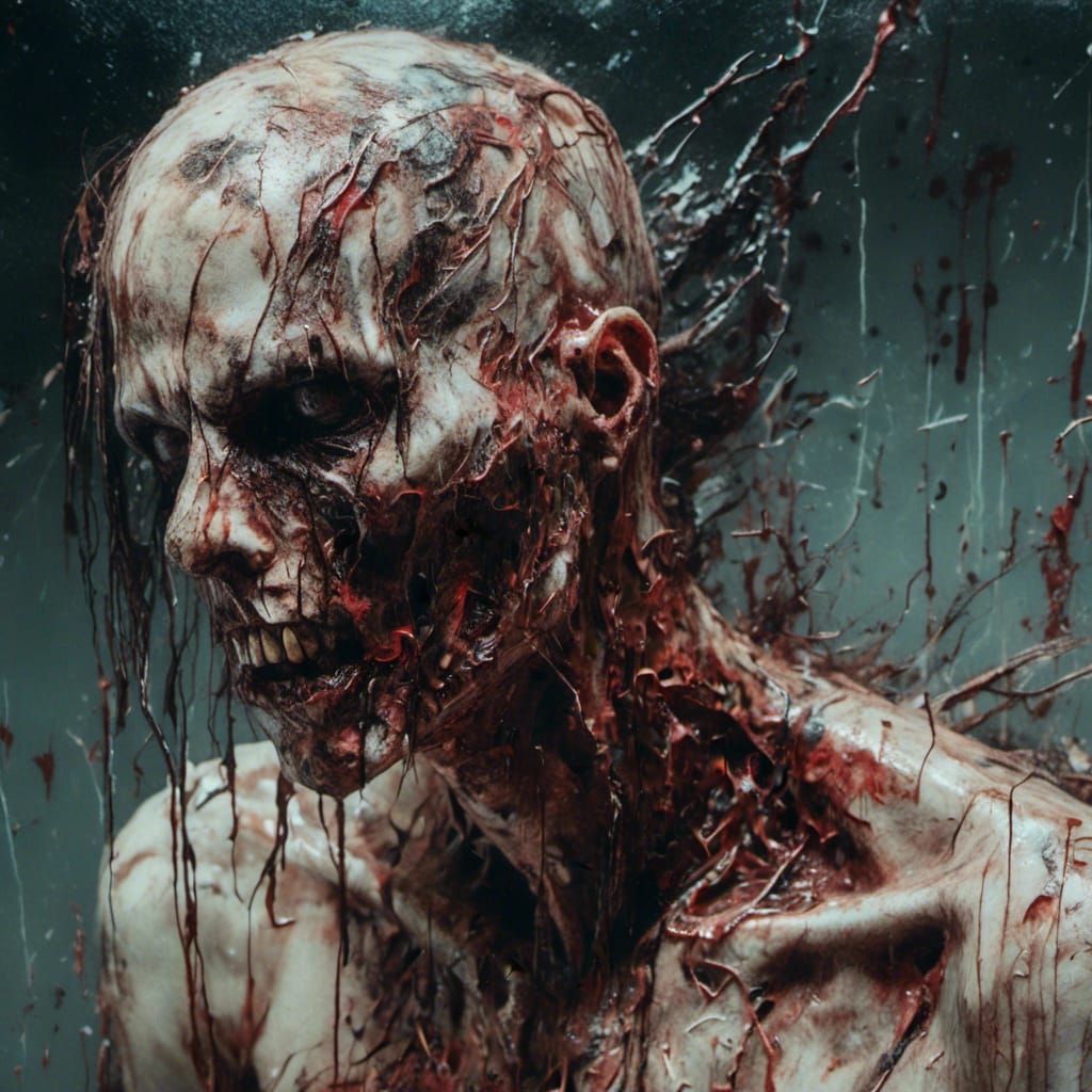 Electroshock Therapy in Dirty Hospital: Hyperrealistic Splas...