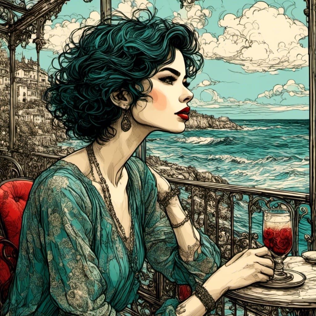 <lora:Art Ink Drawing:1.0> 