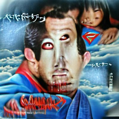Superman Adam Sandler Japanese Horror album cover