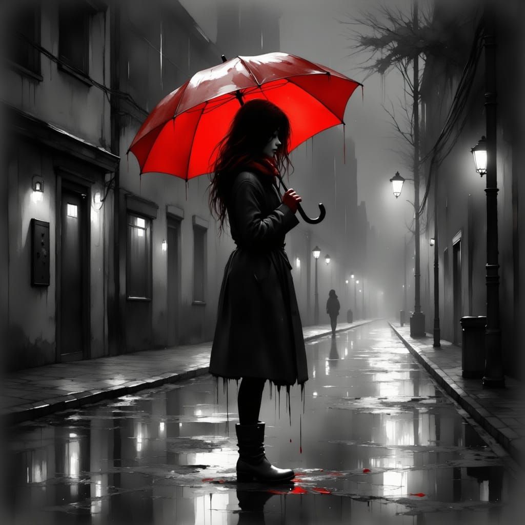 Rainy day   by @Andrachiel