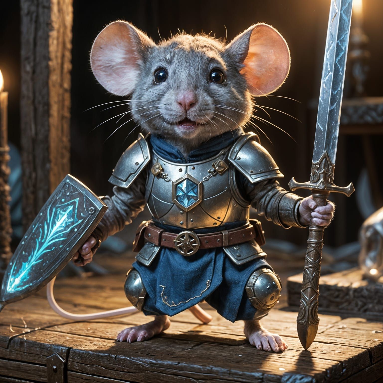 a mouse looking like an rpg  by @g