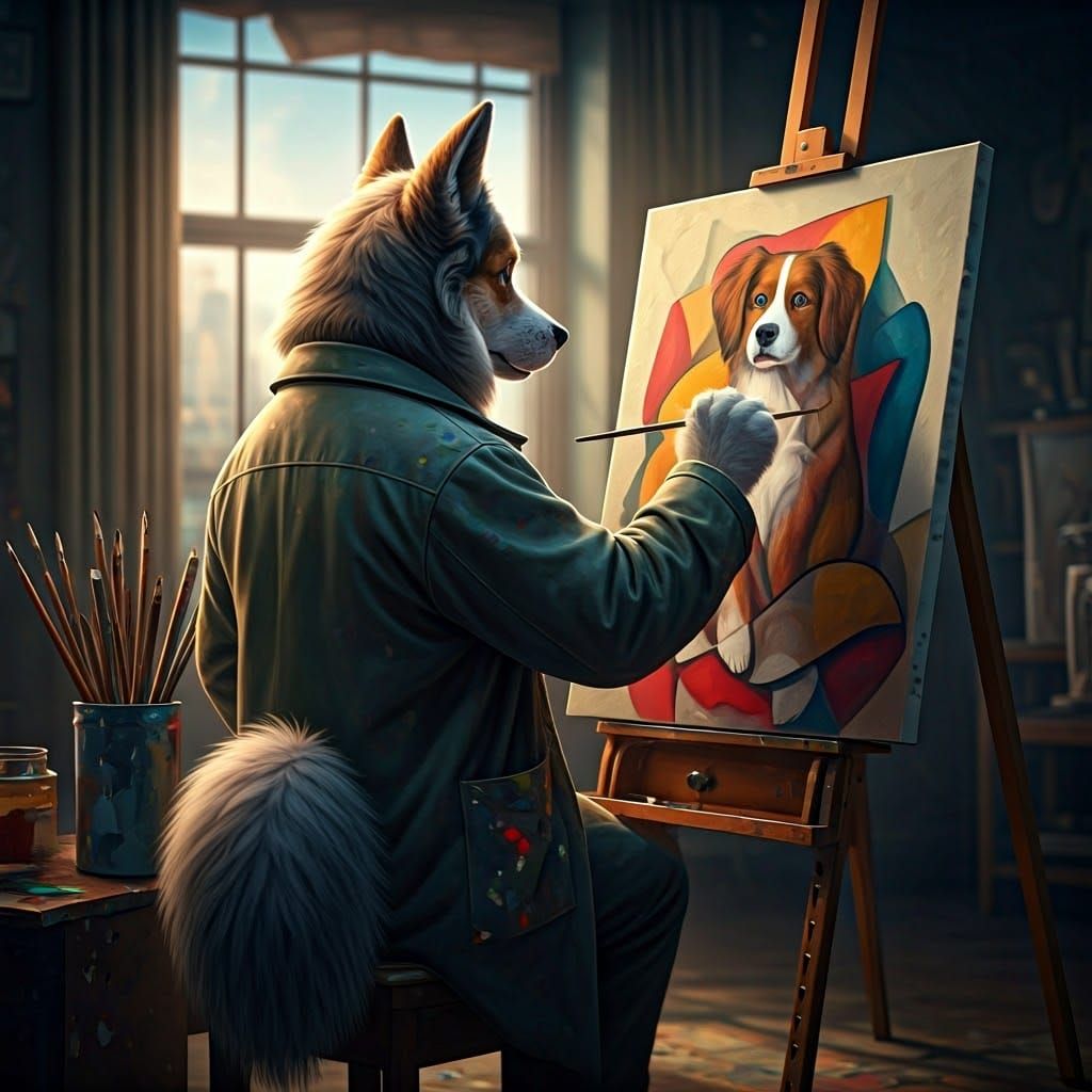 Painter  by @Mangochango