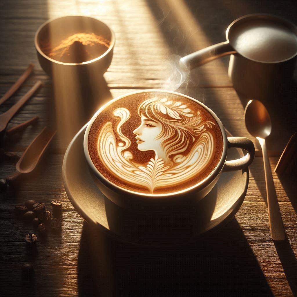 To remember her with my early coffee