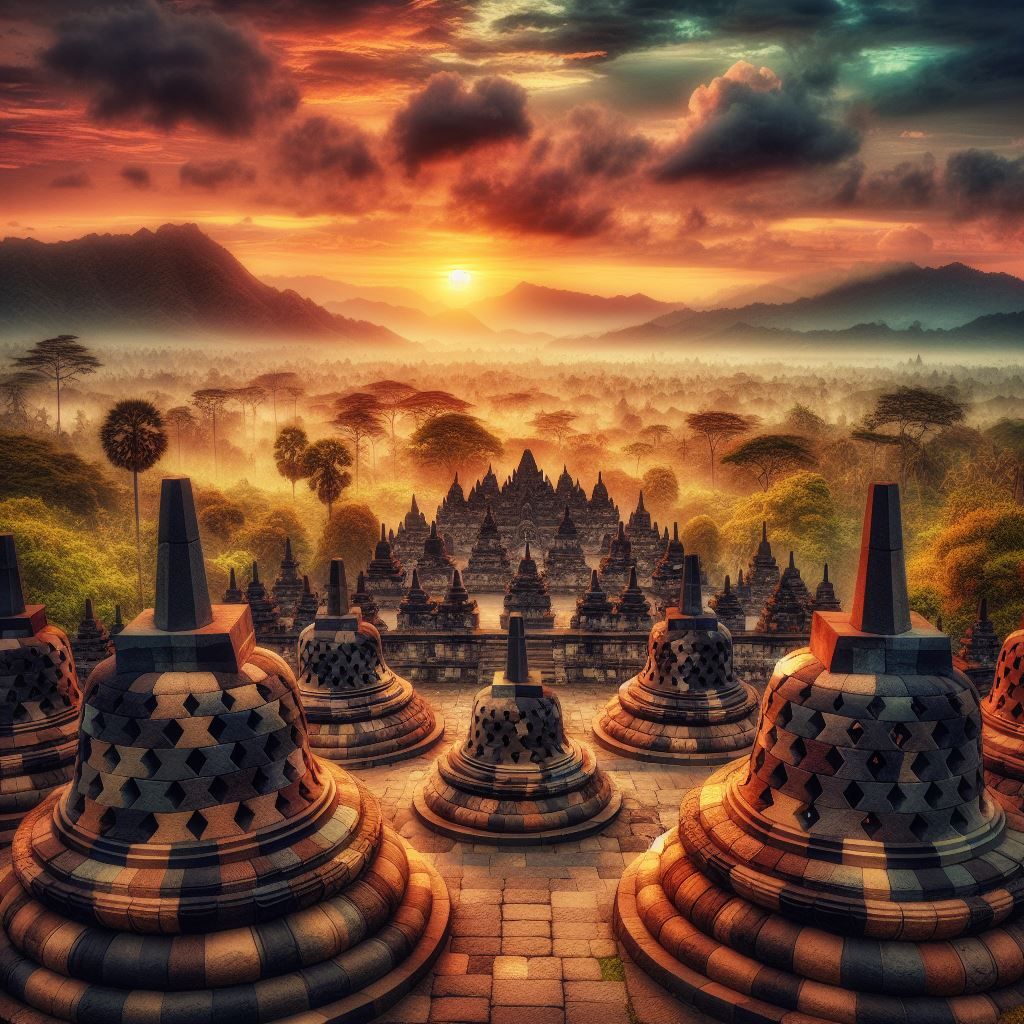 Candi Borobudur Java Indonesia