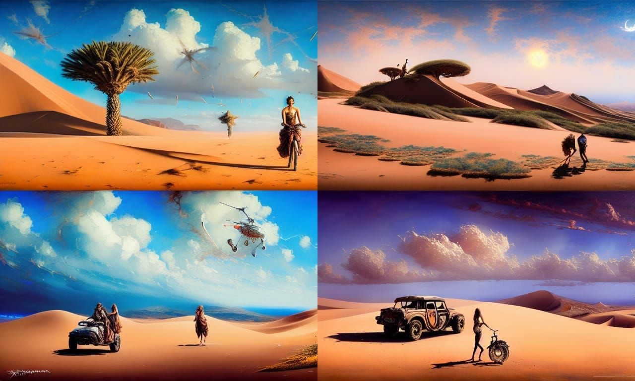 "Fuerteventura" road trip AI Generated Artwork NightCafe Creator