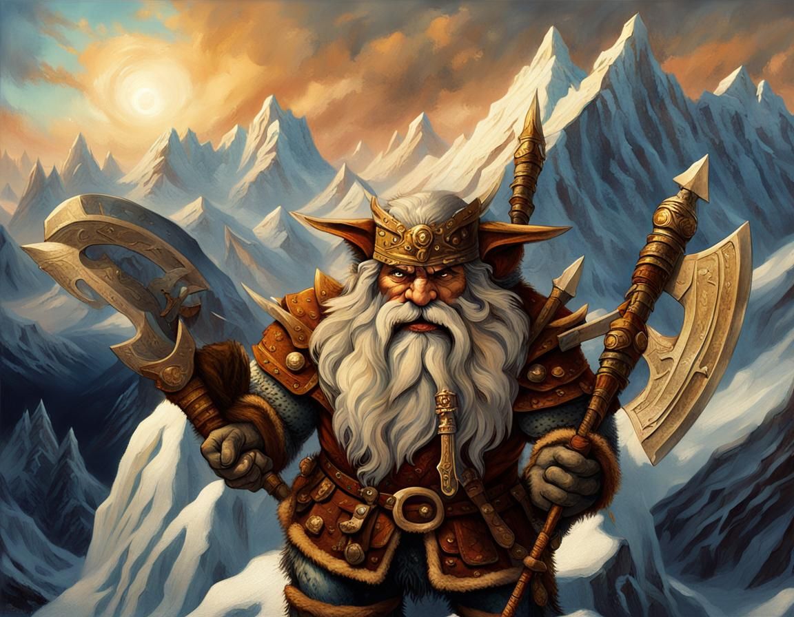 Guerrier nain des montagnes