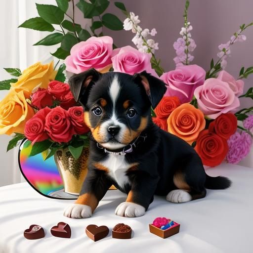 Valentines Puppy