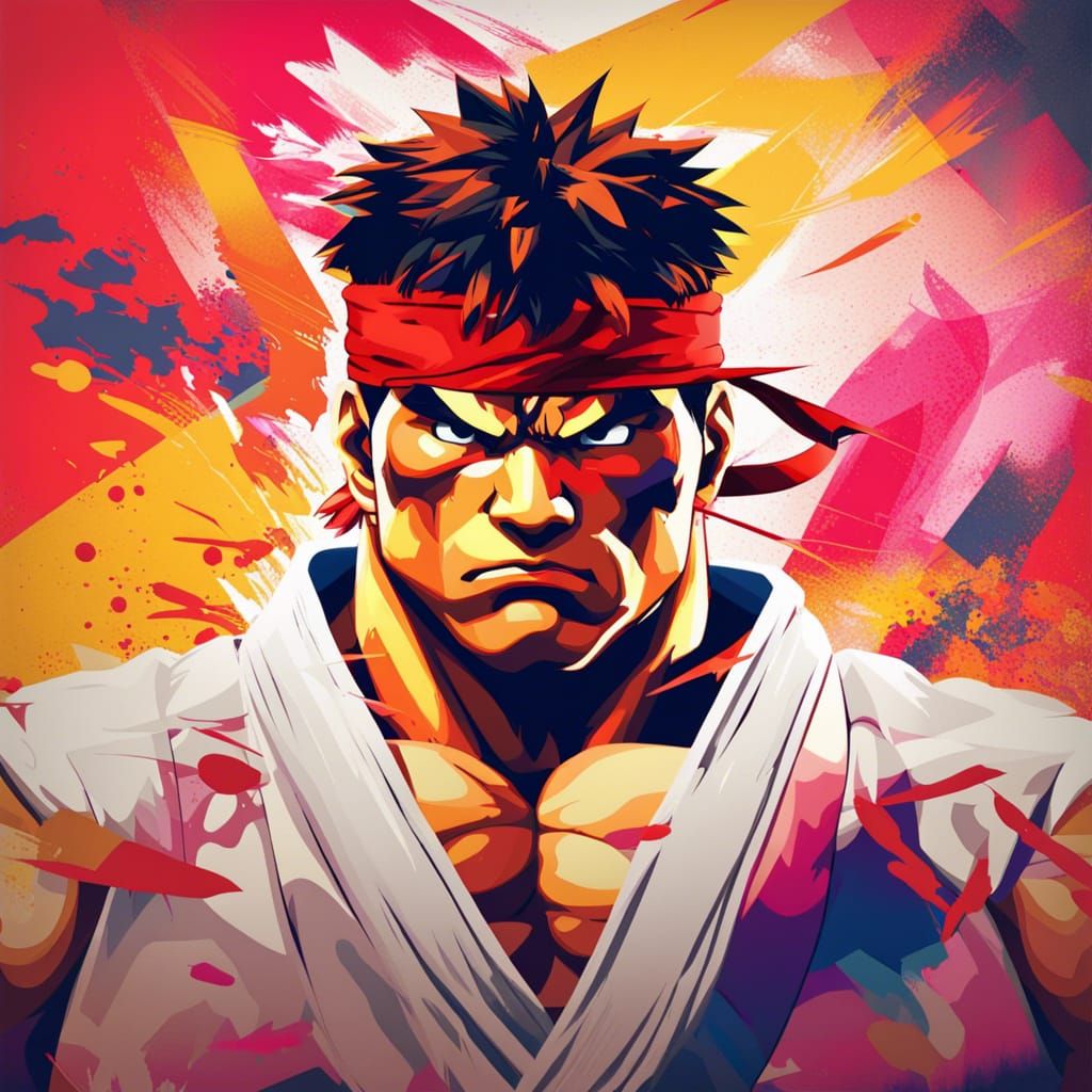 Street Fighter: Ryu - AI Generated Artwork - NightCafe Creator