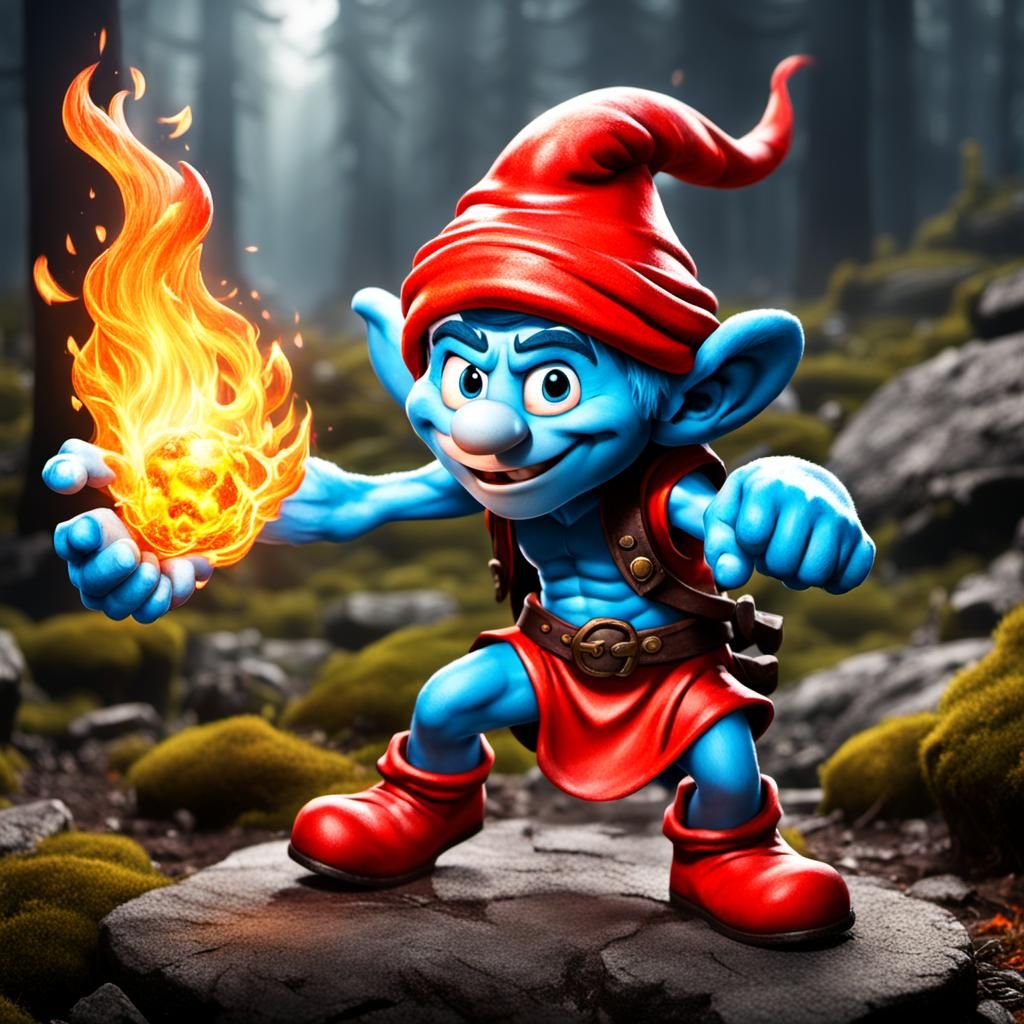 Bringer of fire smurf