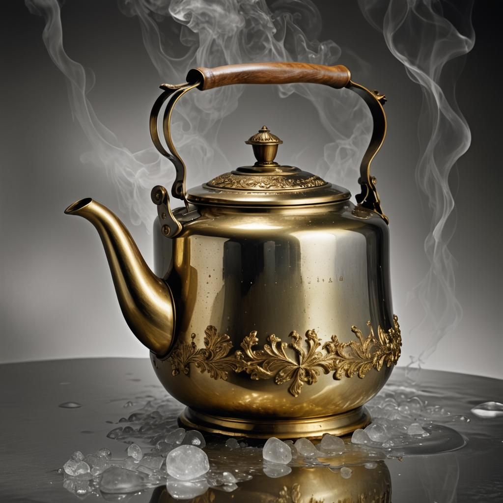 Steaming teapot  by @Somei