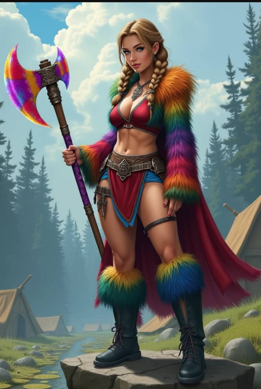 Female Rainbow Warrior