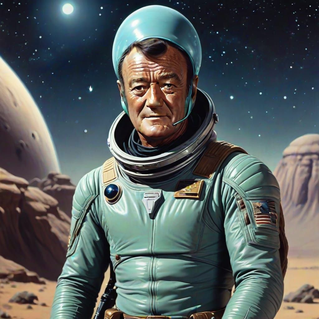 John Wayne in Outer Space