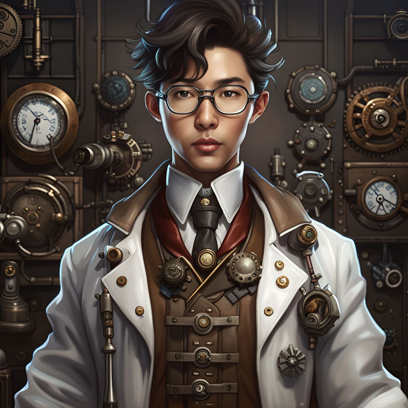 Steampunk Kpop Idol  by @Exar Kun
