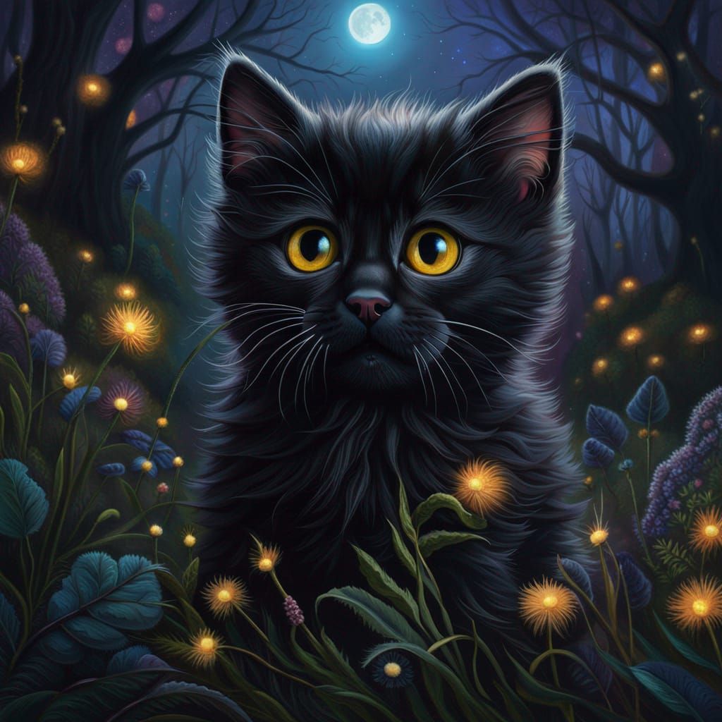 black kitten